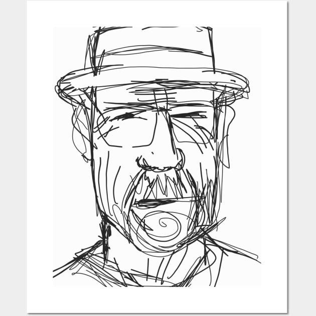 Walter White - Breaking Bad Wall Art by Idrawfaces